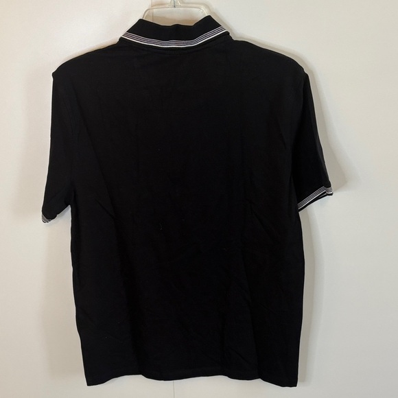 DKNY Men's Polo Shirt in Black and Gray - Picture 6 of 7